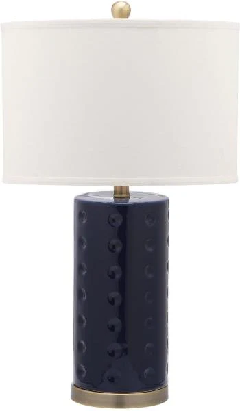 Safavieh Roxanne 26-Inch H Table Lamp Set Of 2 - Navy - Image 4