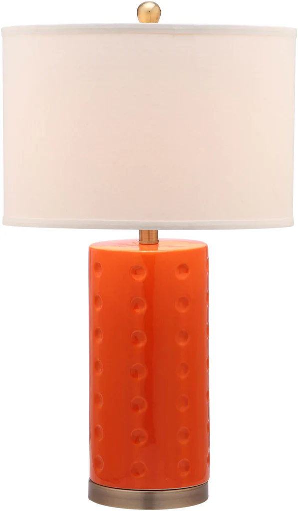 Safavieh Roxanne 26-Inch H Table Lamp Set Of 2 - Orange - Image 2