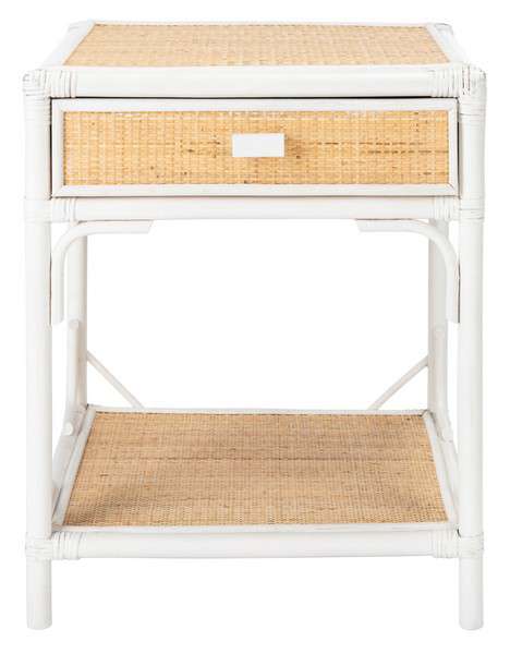 Safavieh Roya 1 Drawer 1 Shelf Nightstand - White - Image 2