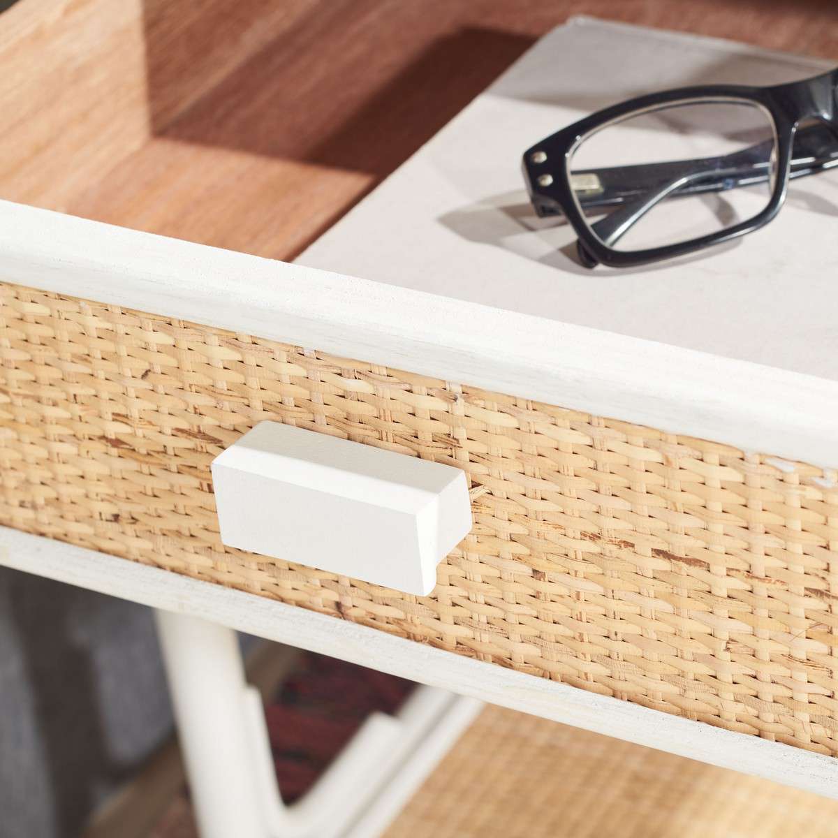 Safavieh Roya 1 Drawer 1 Shelf Nightstand - White - Image 4