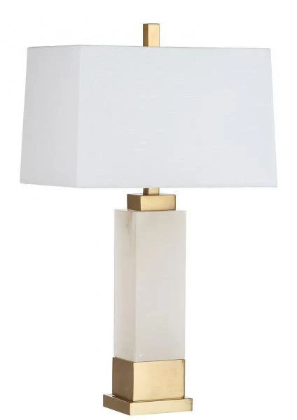 Safavieh Rozella Alabaster 29.5-Inch H Table Lamp - White - Image 2
