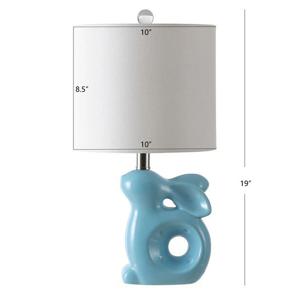 Safavieh Ruby Rabbit Lamp - Blue - Image 3