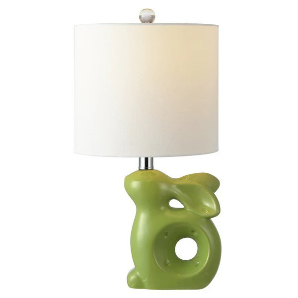 Safavieh Ruby Rabbit Lamp - Green - Image 2