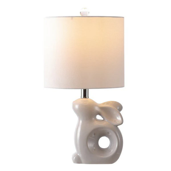 Safavieh Ruby Rabbit Lamp - Grey - Image 2