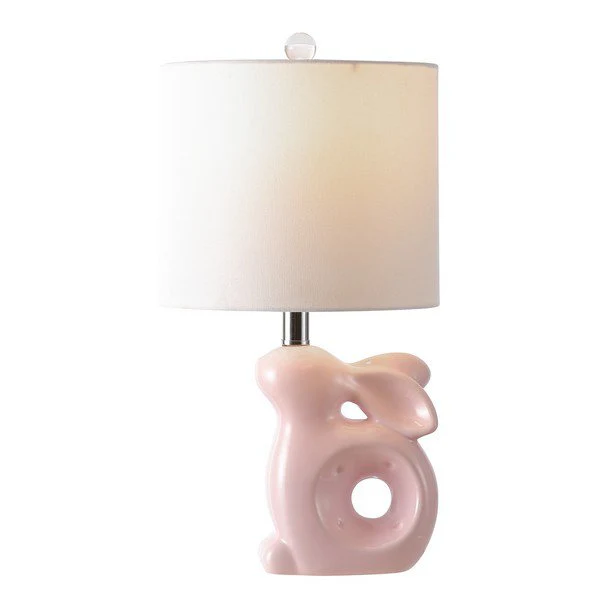 Safavieh Ruby Rabbit Lamp - Pink - Image 2