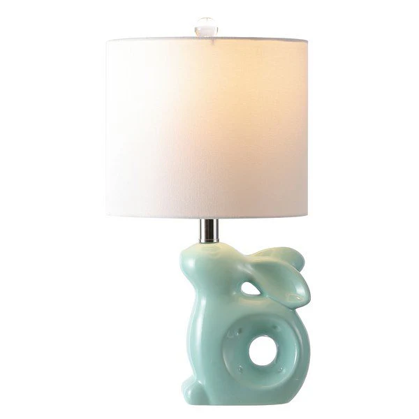 Safavieh Ruby Rabbit Lamp - Seafoam - Image 2