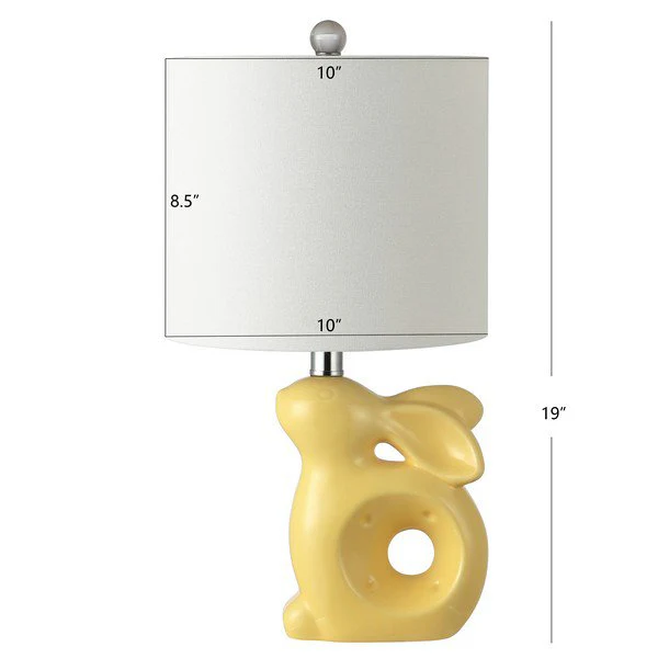 Safavieh Ruby Rabbit Lamp - Yellow - Image 3