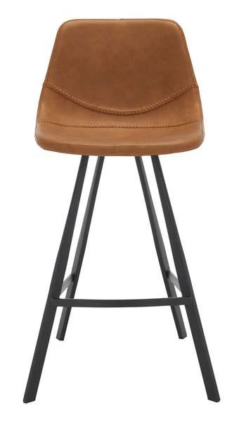 Safavieh Ryanne Counter Stool - Cognac - Image 2