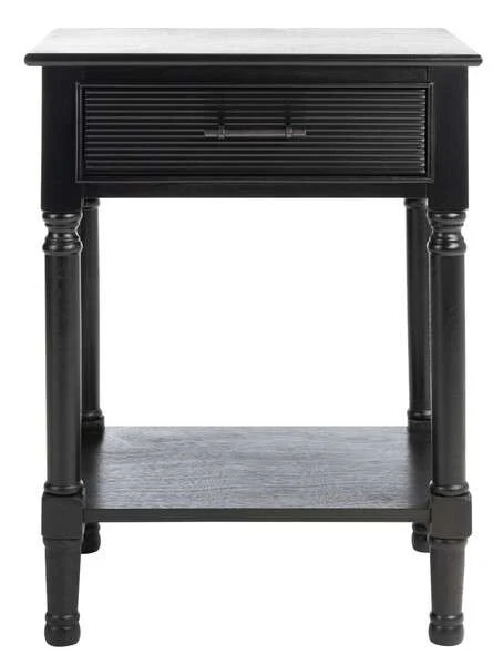 Safavieh Ryder 1Drw Accent Table - Black - Image 2