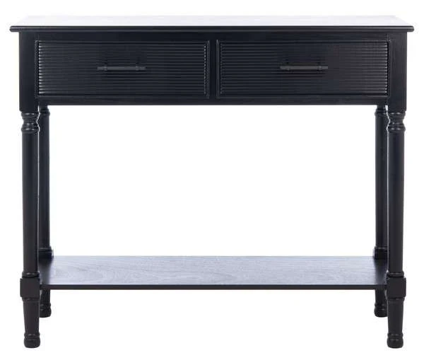 Safavieh Ryder 2Drw Console Table - Black - Image 2