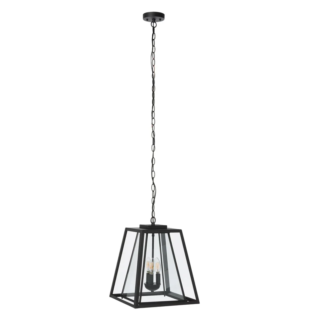 Safavieh Rydler Outdoor Pendant - Black - Image 3