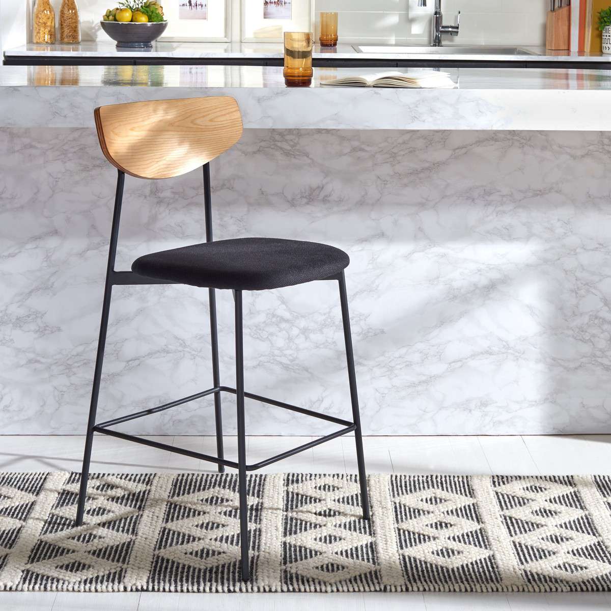 Safavieh Ryker Counter Stool - Oak - Image 4