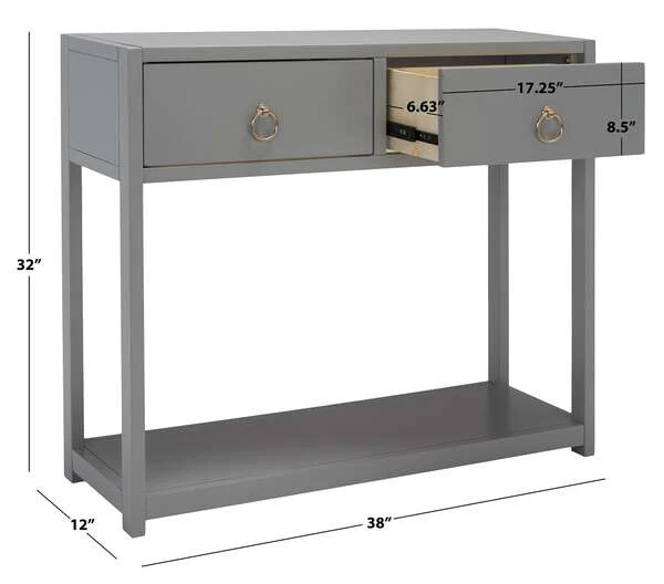 Safavieh Sadie Console Table - Gray - Image 4