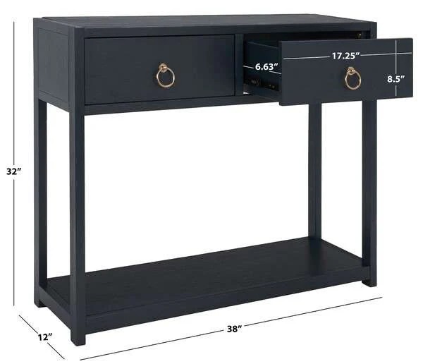 Safavieh Sadie Console Table - Navy - Image 4