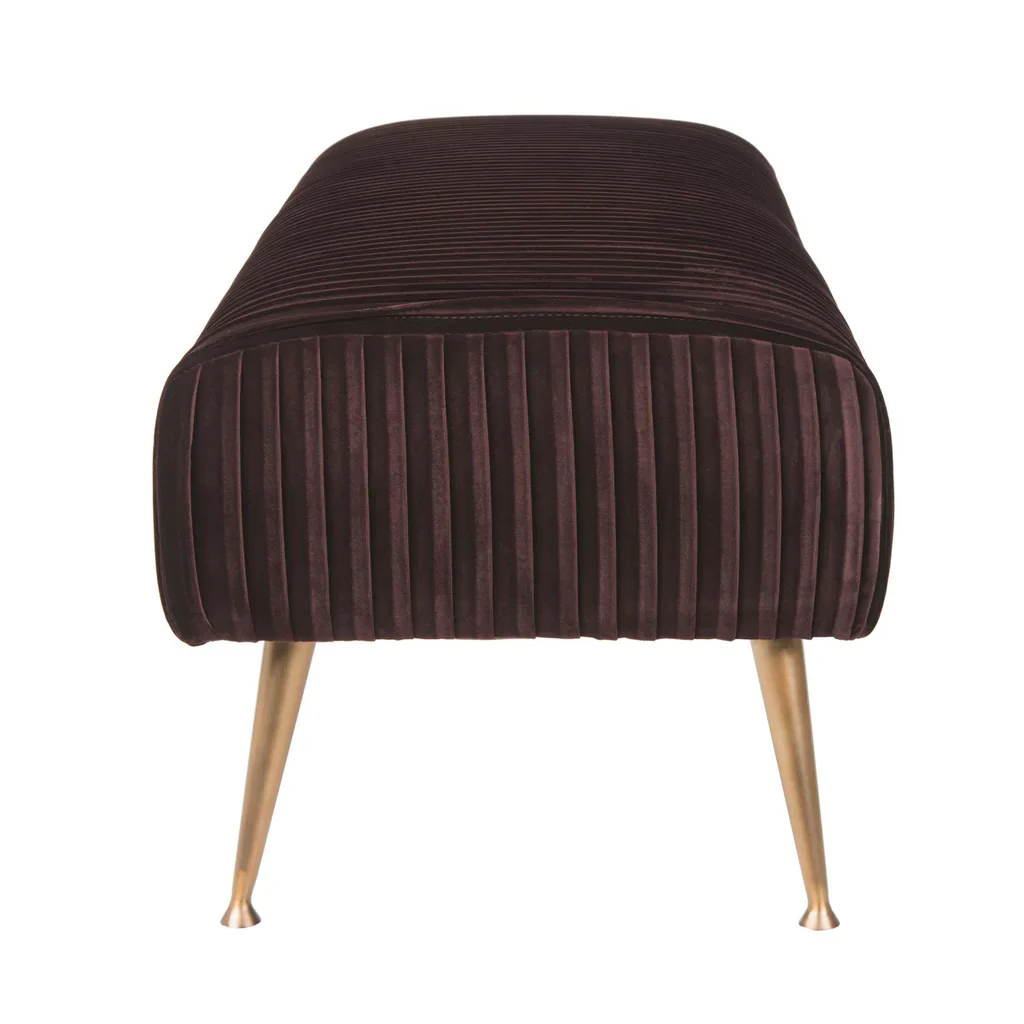 Safavieh Salome Bench - Cabernet - Image 4
