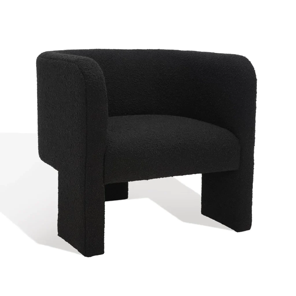 Safavieh Sammie 3 Leg Accent Chair - Black - Image 11