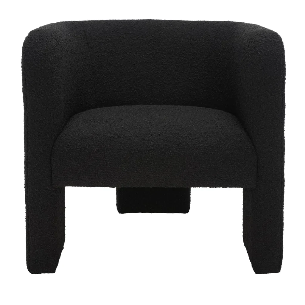 Safavieh Sammie 3 Leg Accent Chair - Black - Image 12