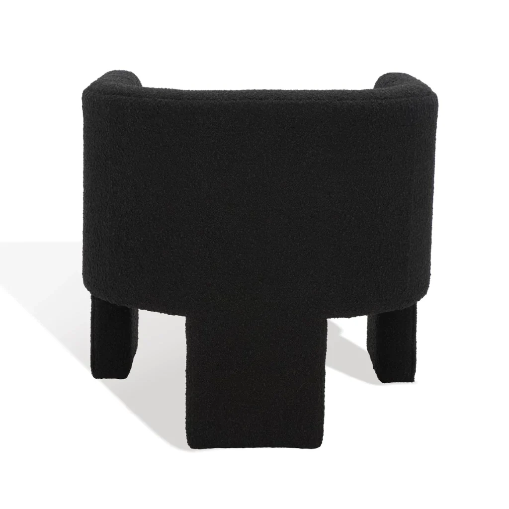 Safavieh Sammie 3 Leg Accent Chair - Black - Image 9