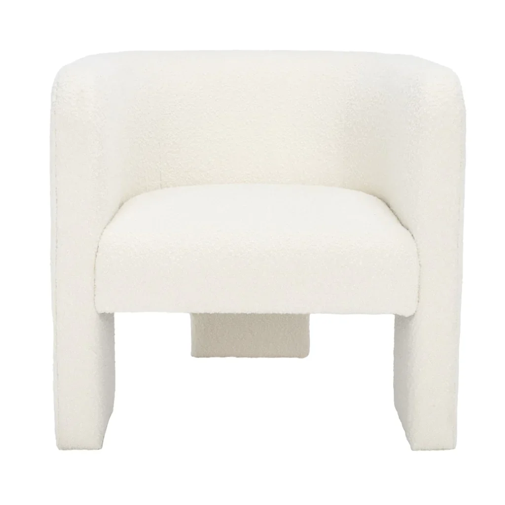 Safavieh Sammie 3 Leg Accent Chair - Ivory - Image 5