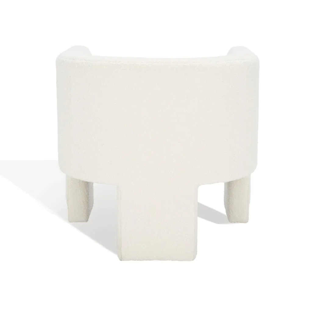 Safavieh Sammie 3 Leg Accent Chair - Ivory - Image 8