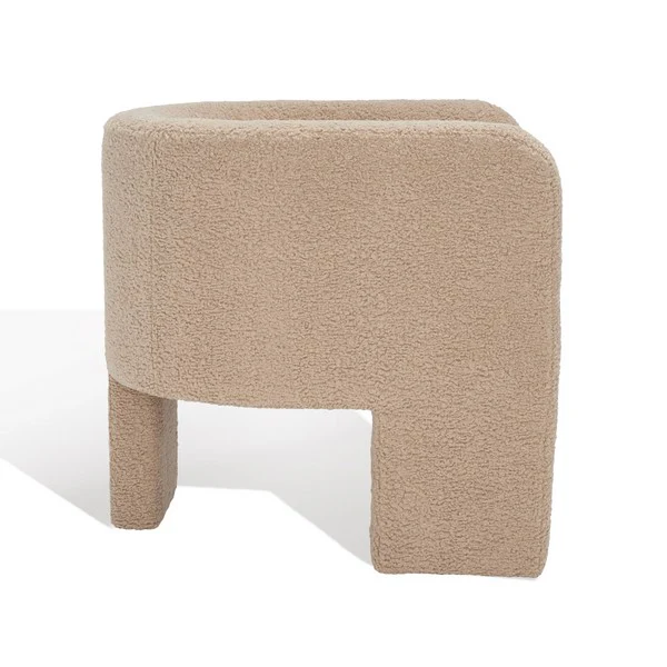 Safavieh Sammie 3 Leg Accent Chair - Light Brown - Image 3