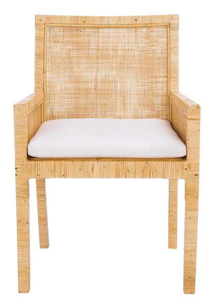 Safavieh Sarai Accent Chair W/ Cushion - Natural - Image 2