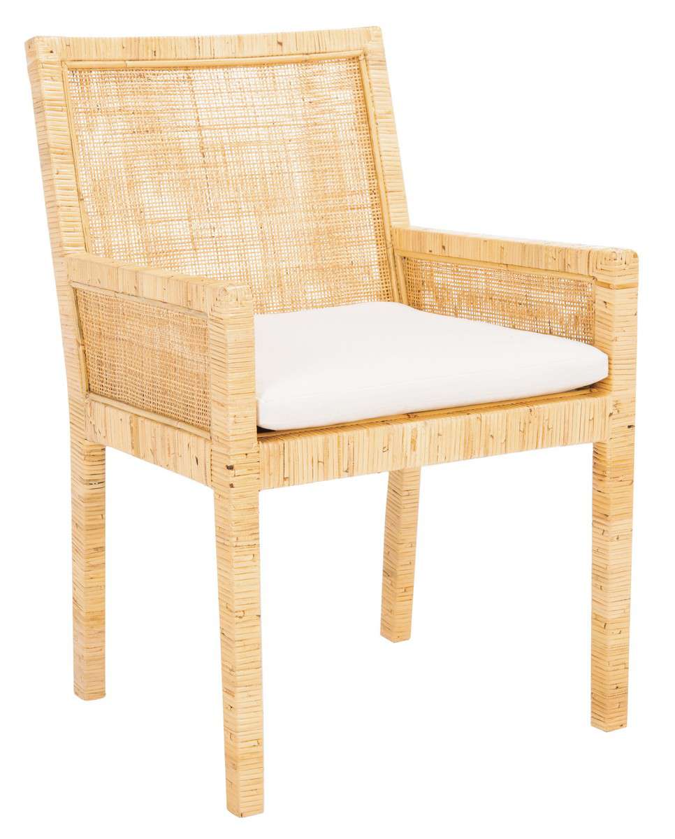 Safavieh Sarai Accent Chair W/ Cushion - Natural - Image 3