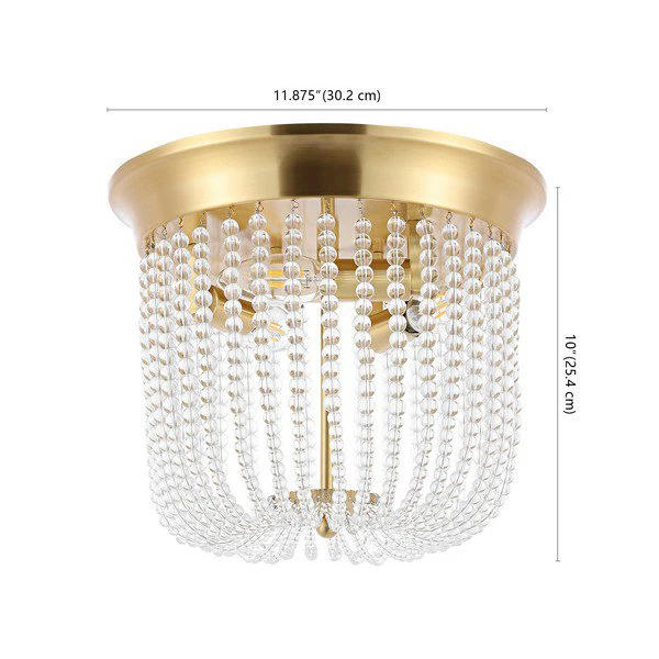 Safavieh Sarella Flush Mount - Gold - Image 3