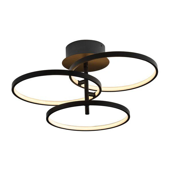 Safavieh Saretta Flush Mount - Matte Black - Image 2