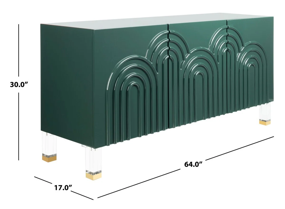 Safavieh Saturn Wave Acrylic Sideboard - Moss - Image 4