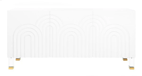 Safavieh Saturn Wave Acrylic Sideboard - White - Image 2