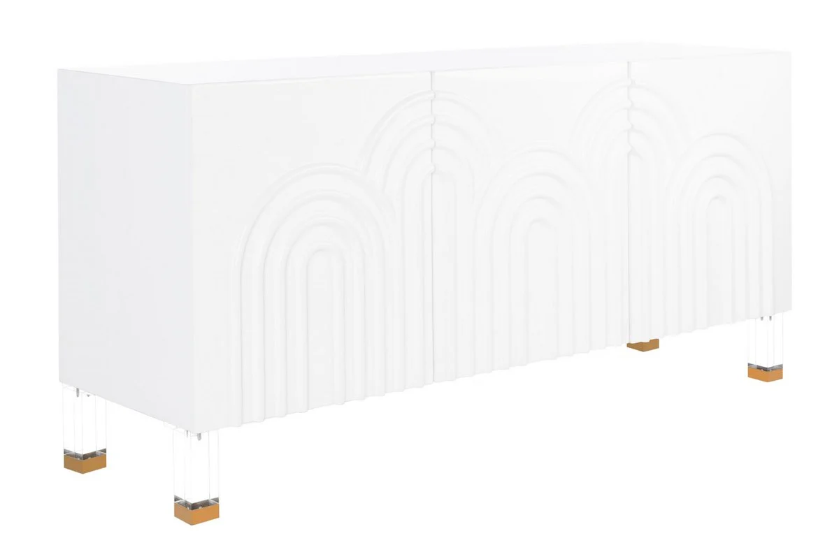Safavieh Saturn Wave Acrylic Sideboard - White - Image 3