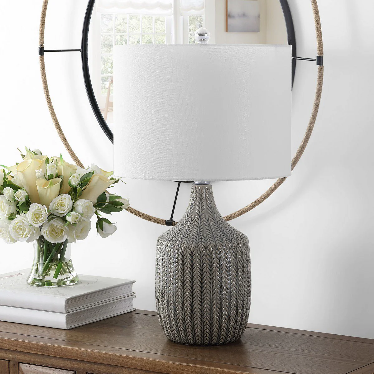 Safavieh Secia Table Lamp - Grey - Image 3