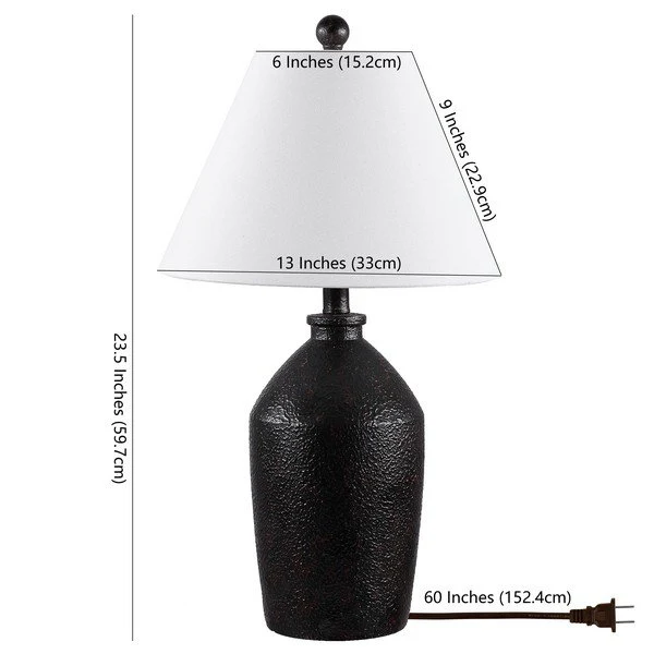 Safavieh Selna Table Lamp - Dark Brown - Image 3