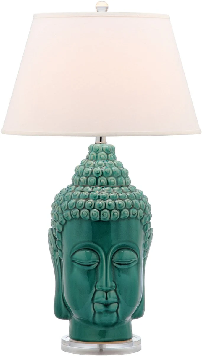 Safavieh Serenity 31-Inch H Buddha Table Lamp Set Of 2 - Blue - Image 3