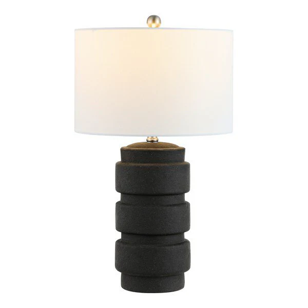 Safavieh Sero, 24.5 Inch, Black, Ceramic Table Lamp - Black - Image 2