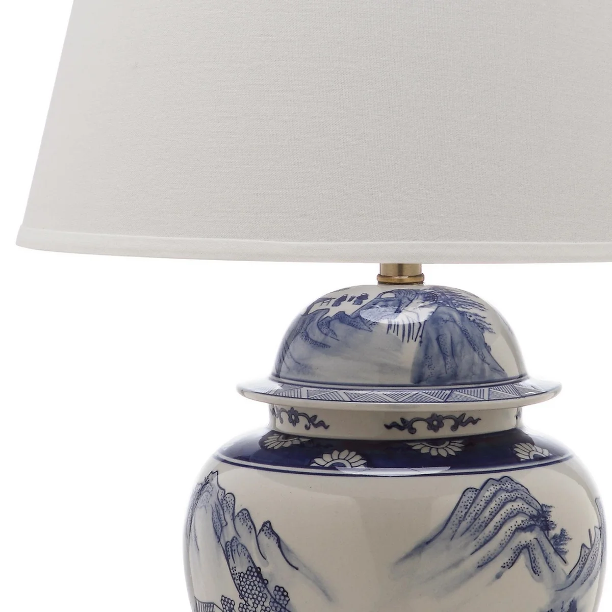 Safavieh Shanghai 29.5-Inch H Ginger Jar Set Of 2 - Blue - Image 3