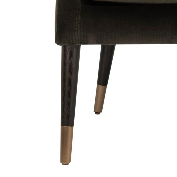 Safavieh Sicily Velvet Arm Chair - Shale - Image 5