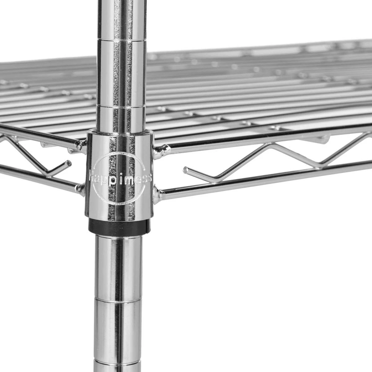 Safavieh Sierra Mini 3 Tier Chrome Wire Shelve (23 In. W X 13 In. D X 35 In. H) - Chrome - Image 3