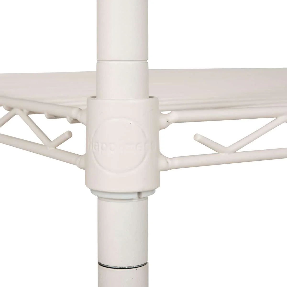 Safavieh Sierra Mini 3 Tier Chrome Wire Shelve (23 In. W X 13 In. D X 35 In. H) - Ivory - Image 3