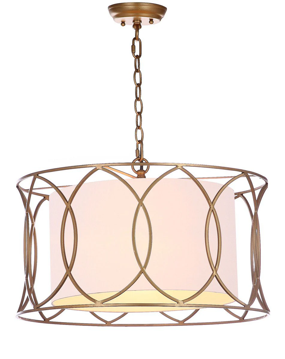 Safavieh Silas 21.5-Inch Dia Adjustable Pendant Lamp - Gold - Image 3