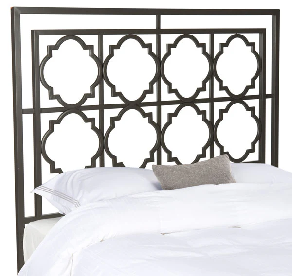 Safavieh Silva Headboard Queen Size - Gunmetal - Image 2