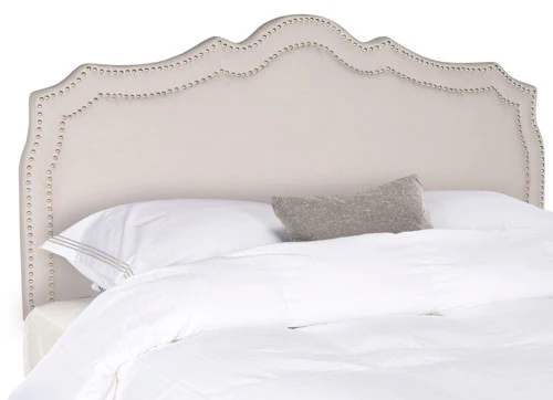 Safavieh Skyler Headboard King Size - Taupe - Image 2