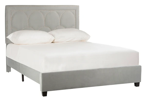 Safavieh Solania Bed Queen Size - Grey - Image 3