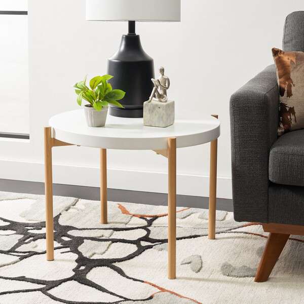 Safavieh Solara Accent Table - White - Image 4