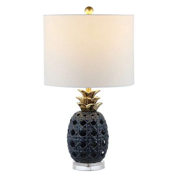 Safavieh Sonny Ceramic Table Lamp - Navy Blue - Image 2