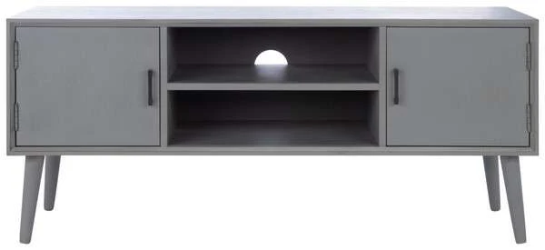 Safavieh Sorrel Mid Century 2 Door 1 Shelf Media Stand - Distressed Gray - Image 2