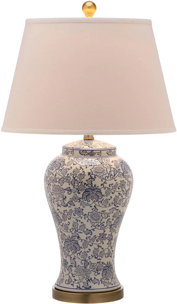 Safavieh Spring 29-Inch H Blossom Table Lamp Set Of 2 - Blue - Image 2