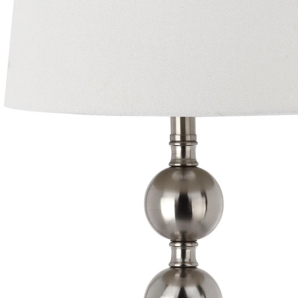 Safavieh Stacked 32.5-Inch H Gazing Ball Table Lamp Set Of 2 - Nickel - Image 2