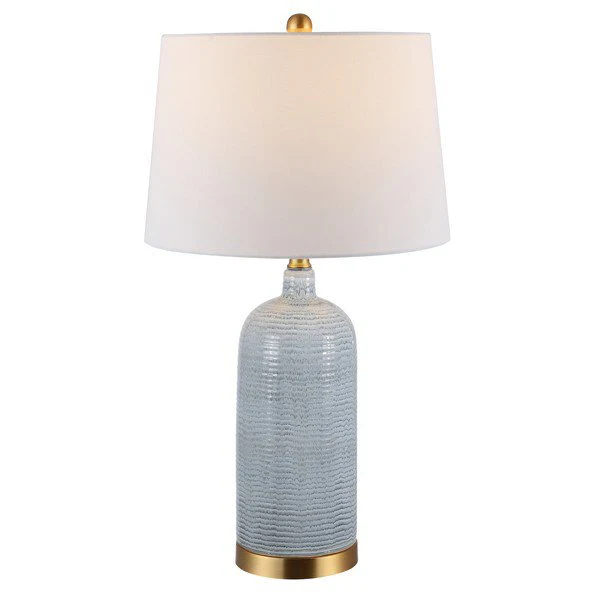 Safavieh Stark Glass Table Lamp - Blue - Image 2